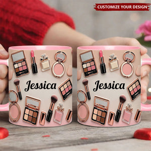 Makeup Artist - Personalized Makeup Accent Mug