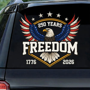 America 250 Years of Freedom 1776–2026 Anniversary Decal Sticker