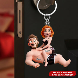 Fun Couple Keychain, Personalized Gifts For Couple
