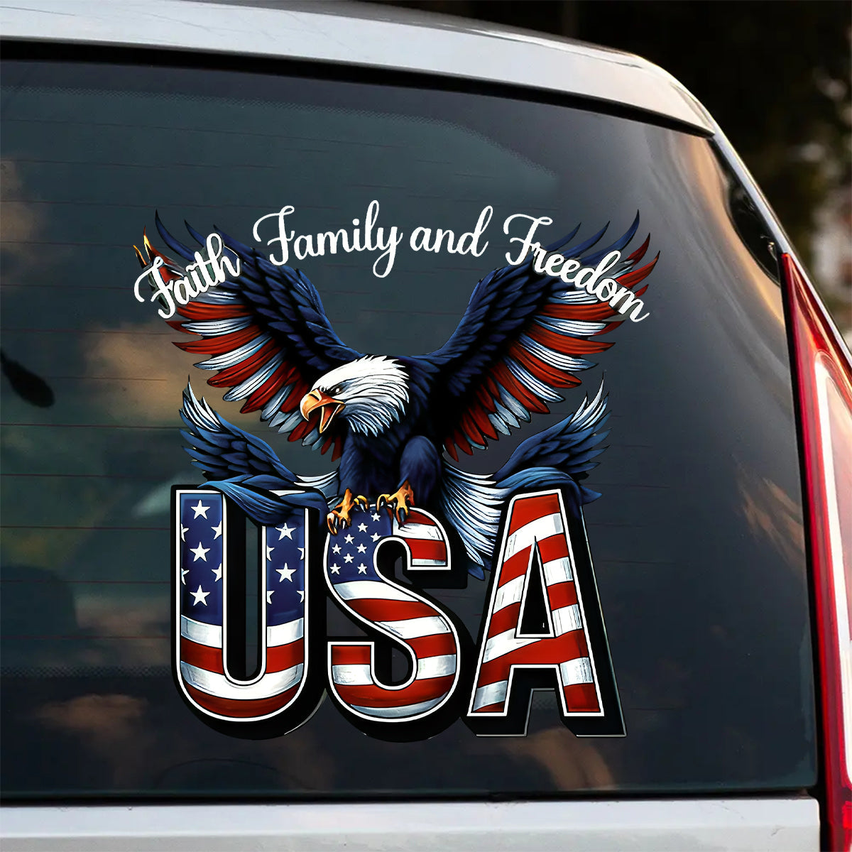 Faith, Family & Freedom America 250 Years Decal Sticker