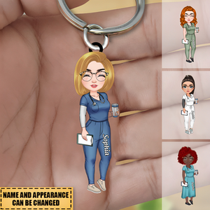 Personalized Gift For Nurse Acrylic Keychain