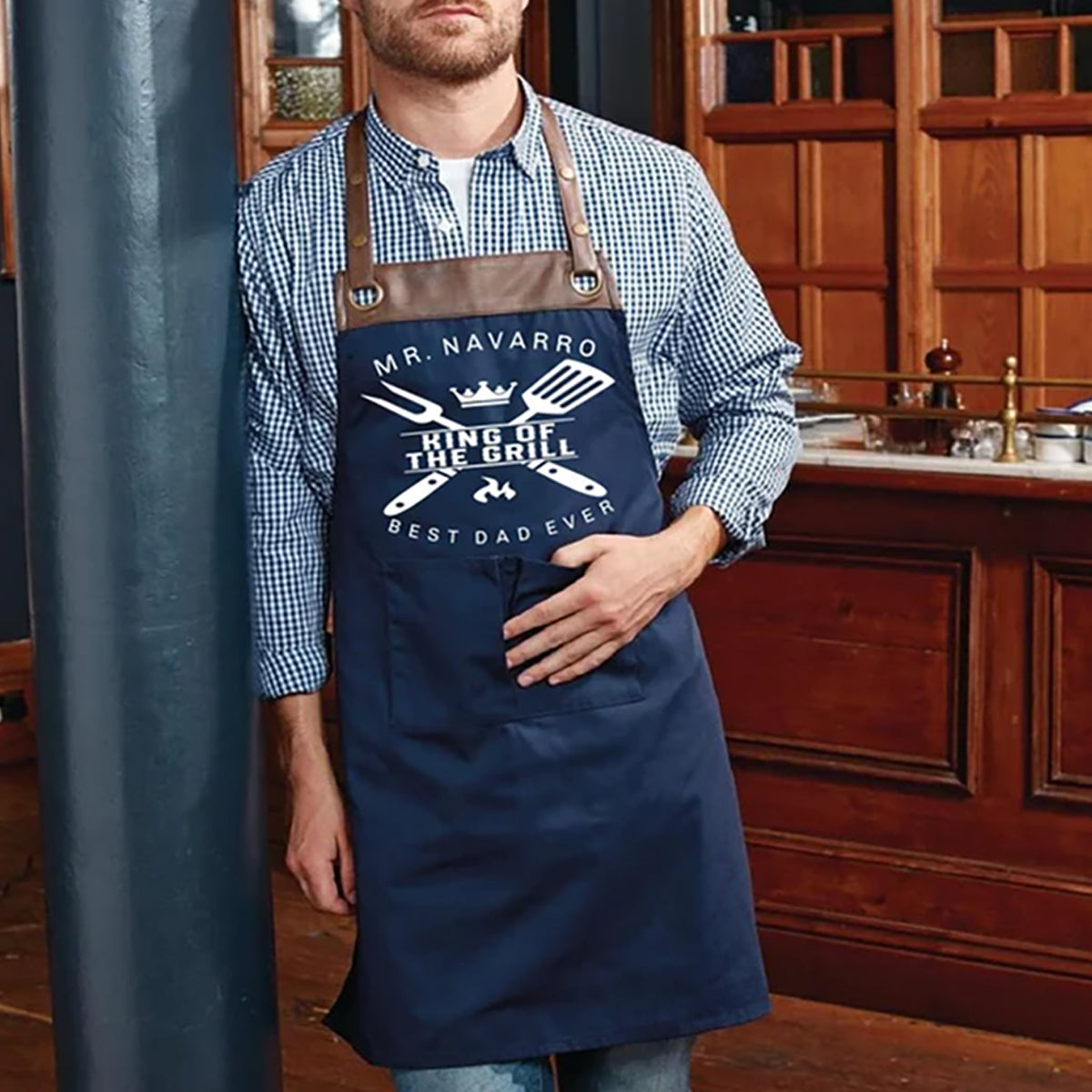 Personalized Father's Day Chef Cooking Apron
