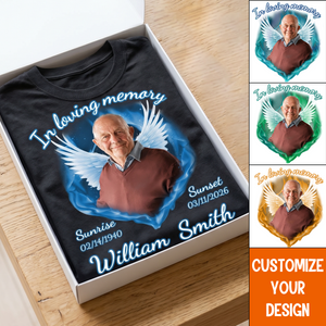 In Loving Memory - Custom Memorial Photo T-Shirt