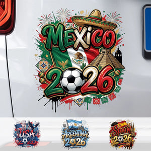 Personalized 2026 Soccer Country Decal