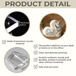 Dad You Are The Piece That Holds Us Together - Personalized Acrylic Plaque