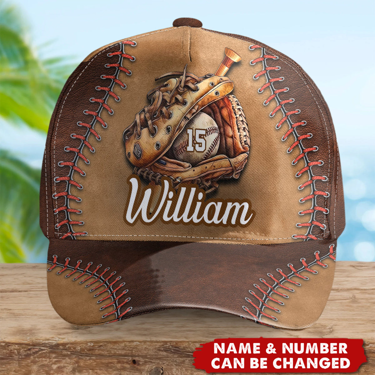 Love Baseball - Personalized Custom Baseball Classic Cap - qianwill