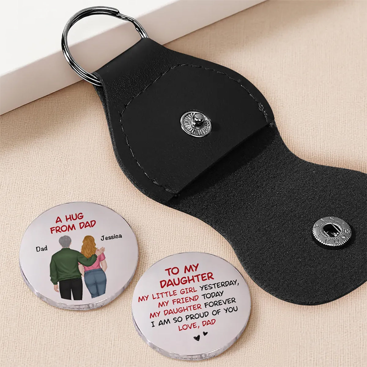 Forever Proud Of You - Personalized Custom Pocket Hug