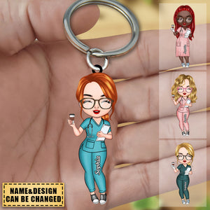 Personalized Nurse Acrylic Keychain - Lovely Gift For Nurse