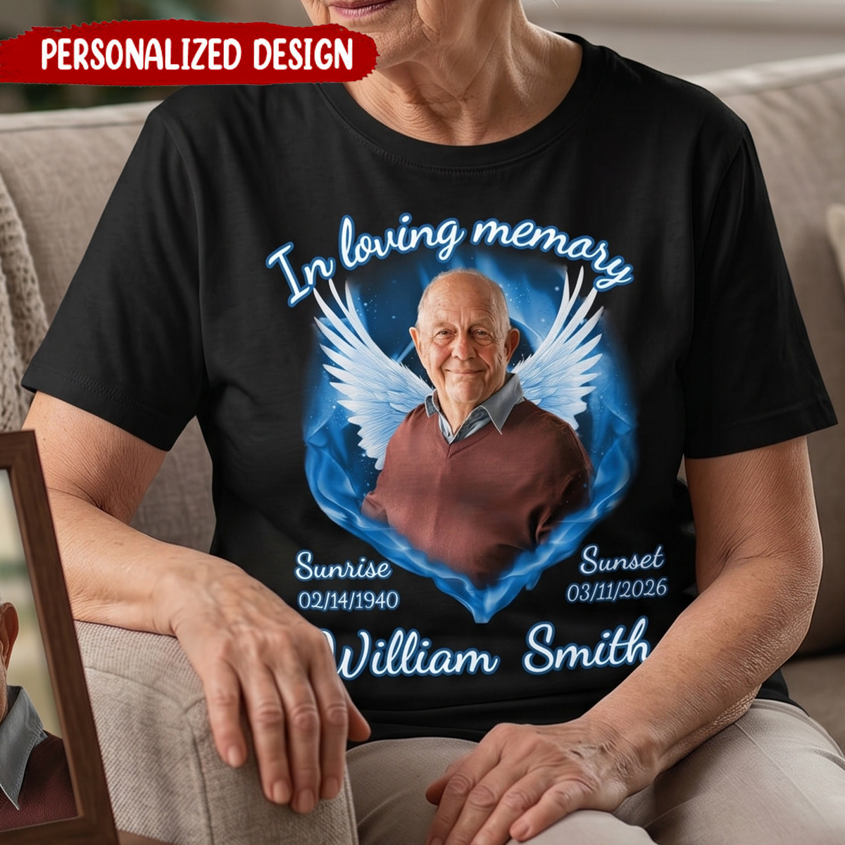 In Loving Memory - Custom Memorial Photo T-Shirt