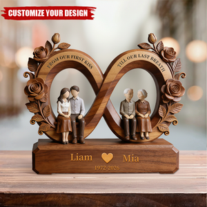 Personalized Couple Infinity Symbols Acrylic Plaque