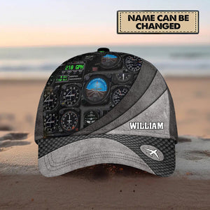 Personalized Pilot Classic Cap, Special Gift for Pilot -P06