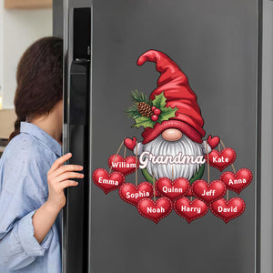 Custom Christmas Family Decal,Holiday Gift For Grandma