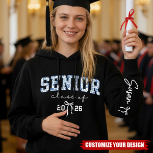 Personalized Senior 2026 Hoodie, Graduation Gift