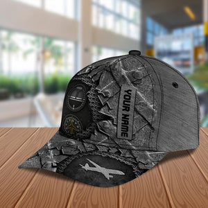 Personalized Pilot Classic Cap, Special Gift for Pilot -P05