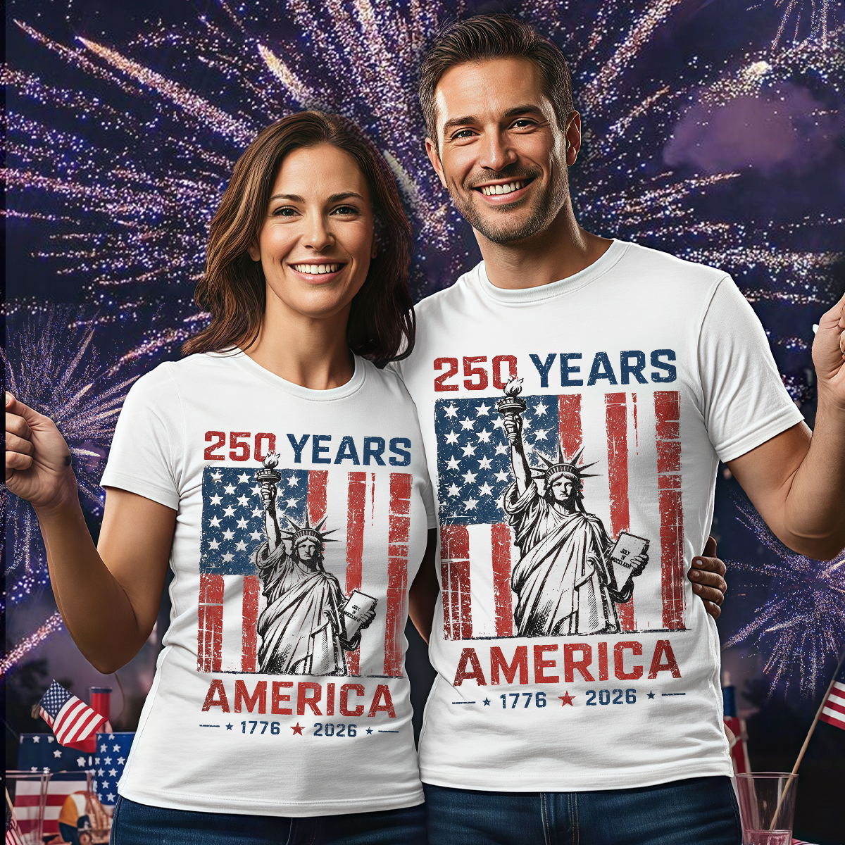 1776-2026,America 250th Anniversary T-Shirt