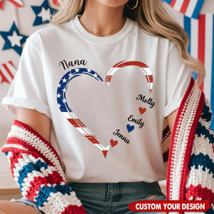 Home Is Where Your Grandma Is - Family Personalized Custom Unisex T-shirt