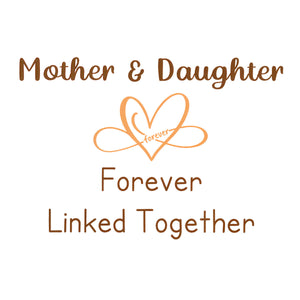 Grandmother Granddaughter Infinity Heart Ring