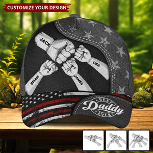 The Power Of Dad Comes From Love - Personalized Custom Classic Cap