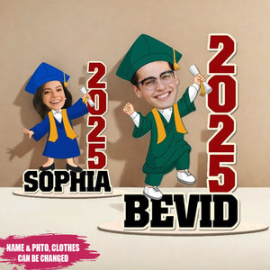 Personalized 2025 Graduation Gift, Desktop Stand - Upload Photo