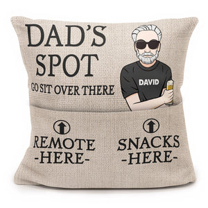 Dad's Spot - Personalized Pocket Pillowcase