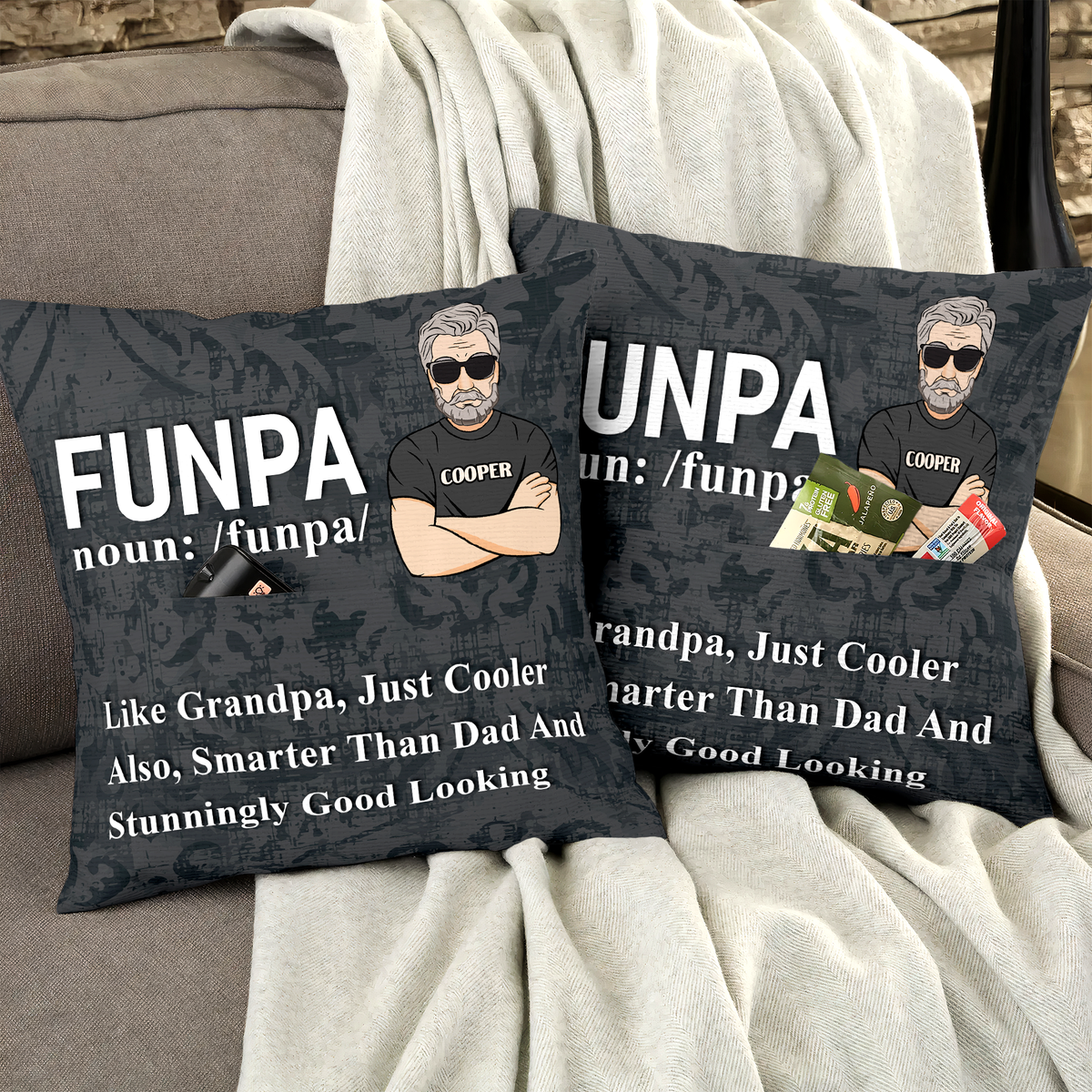 Funpa Definition - Personalized Pocket Pillowcase