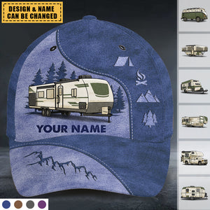 Adventure Awaits In Nature - Camping Personalized Custom Classic Cap - Gift For Camping Lovers