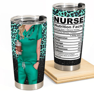 Nurse Life Nutrition Facts - Personalized Tumbler Cup - Gift For Doctor & Nurse