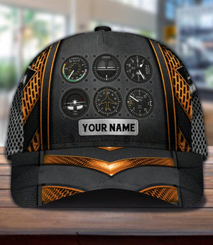 Personalized Pilot Classic Cap, Special Gift for Pilot -P03