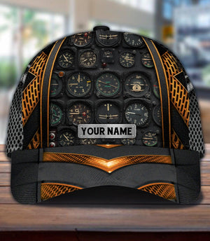 Personalized Pilot Classic Cap, Special Gift for Pilot -P02