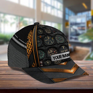 Personalized Pilot Classic Cap, Special Gift for Pilot -P02