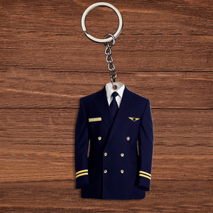 Pilot Custom Keychain Pilot Uniform Personalized Gift