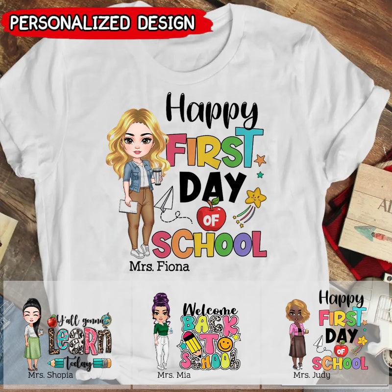 Personalized Custom T-Shirt - Teacher's Day, Birthday Gift For Teacher