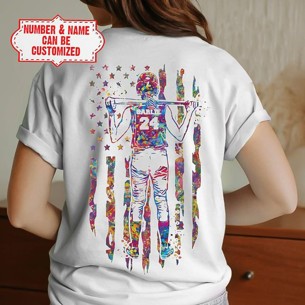Personalized Softball T-Shirt - Gift For Softball Lover
