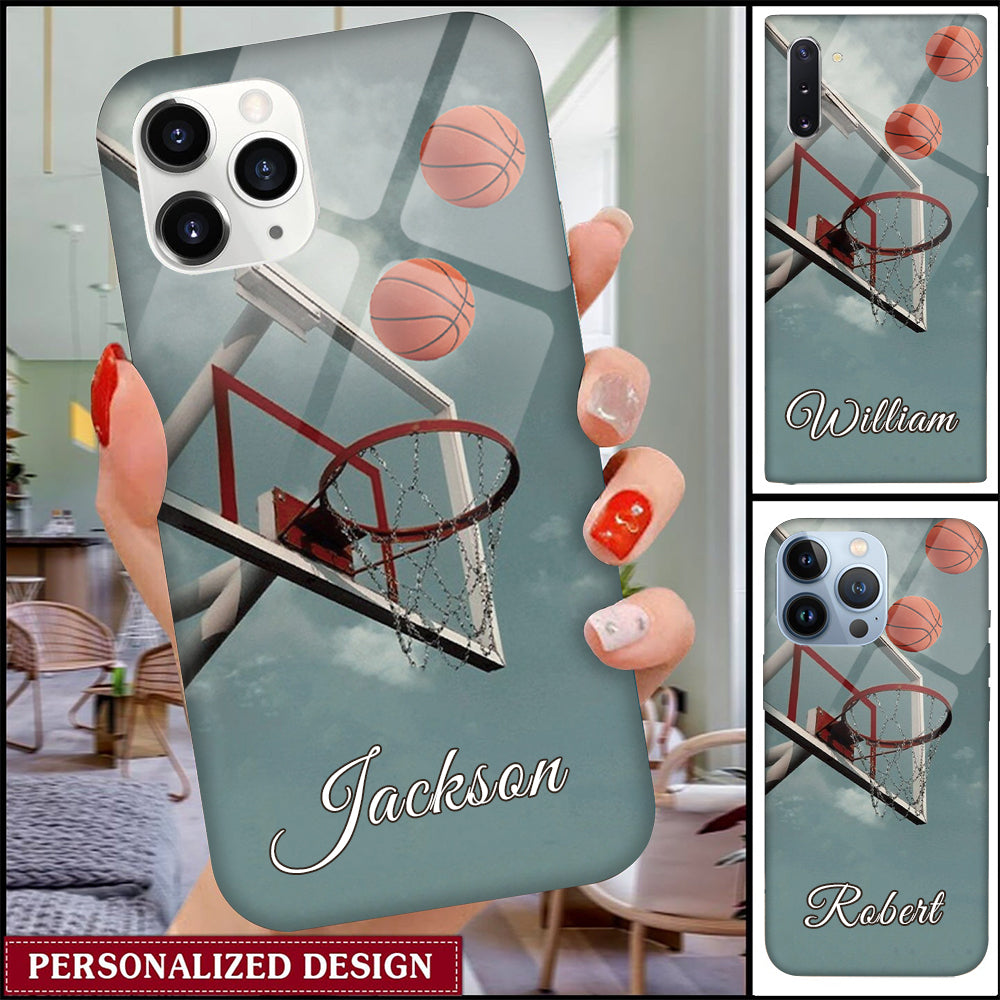 Personalized Basketball Phone Case - Best Gift For Basketball Lovers