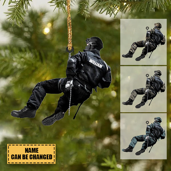 Personalized Police Acrylic Christmas - Gift for Police