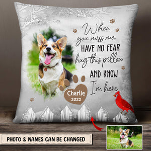 Personalized Dog Memorial Custom Photo Pillowcase