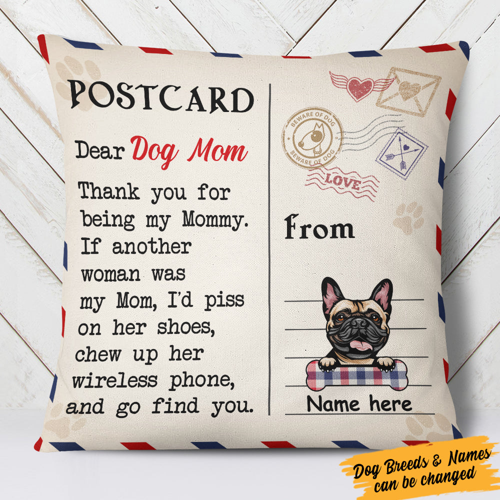 Love Letter To Dog Mom Pillowcase - Gift For Dog Lover