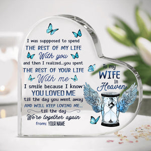 We're Together Again Personalized Acrylic Plaque