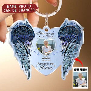 Personalized Your Wings Were Ready Memorial Acrylic Keychain