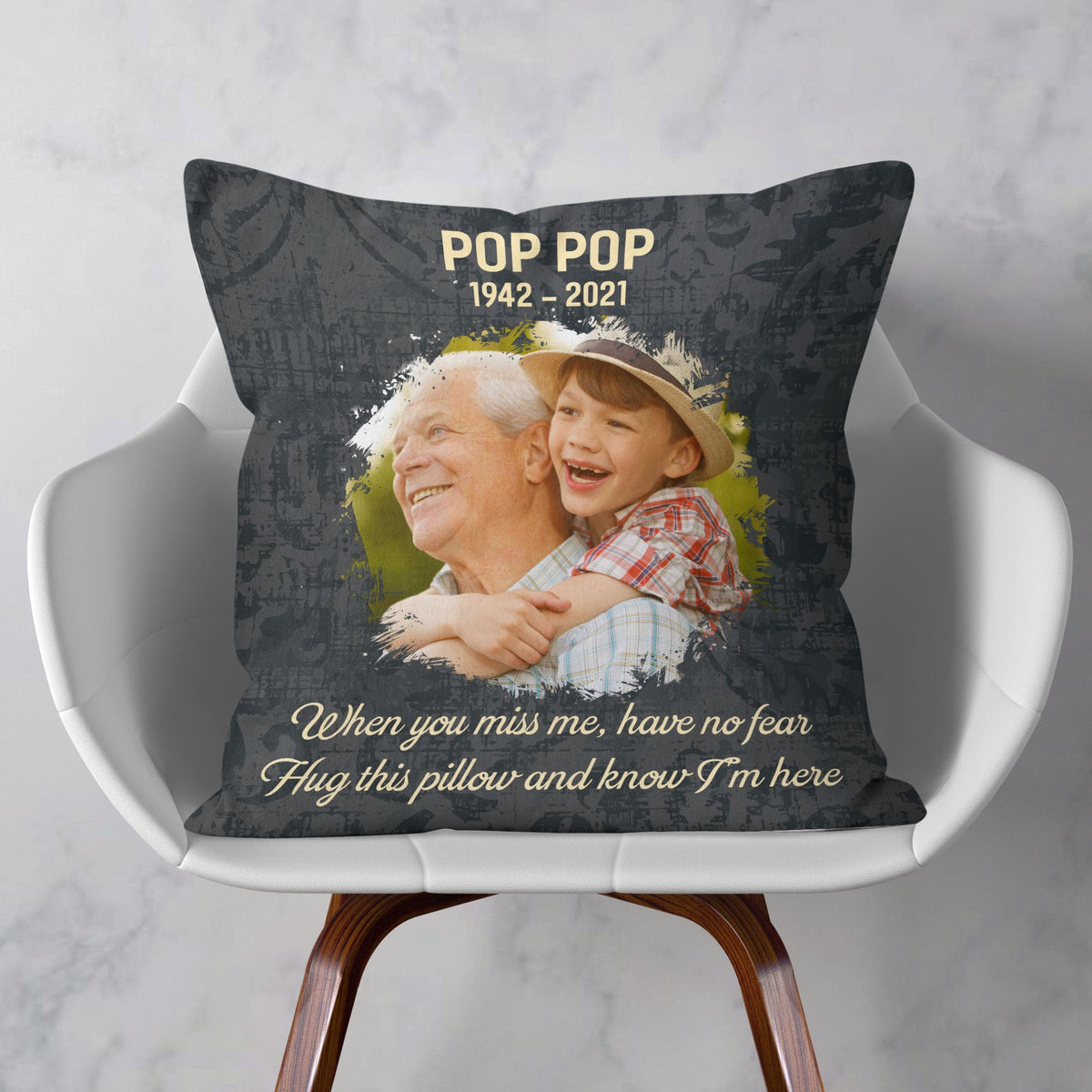 Hug This Pillow And Know I'm Here - Personalized Pillowcase