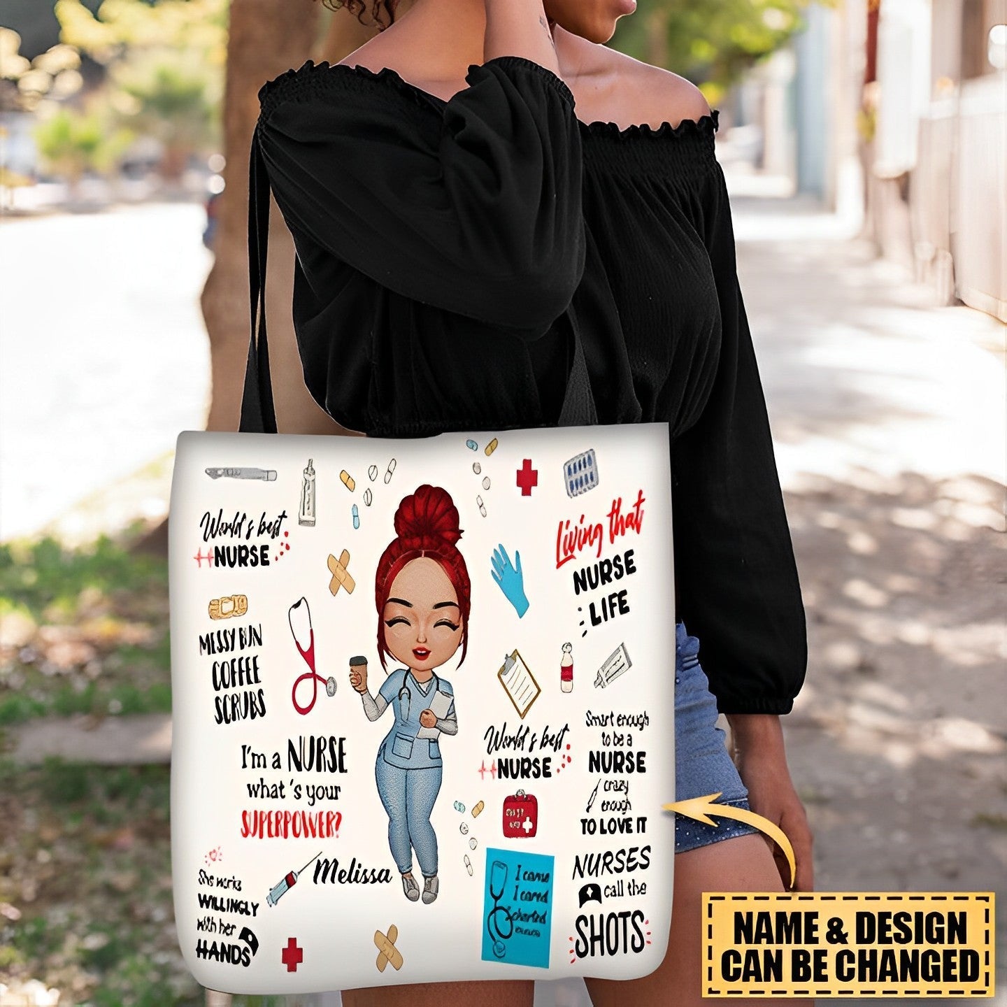 World's Best Nurse Personalized  Bag - Gift For Nurse
