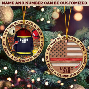Being A Firefighter Ornament - Personalized Acrylic Ornament