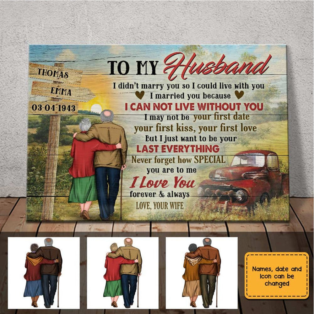 To My Husband Country Road Poster