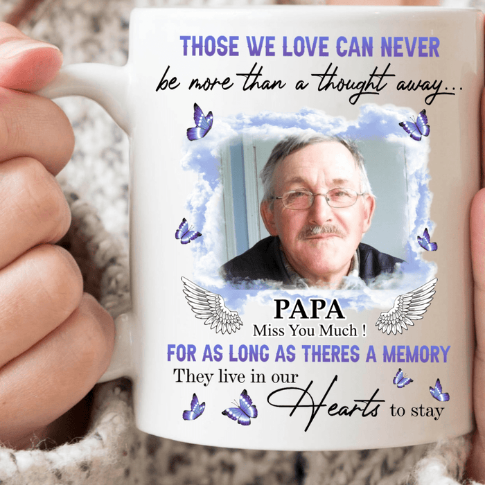 Those We Love Can Never Be More Than A Thought Away Family Memorial Coffee Mug