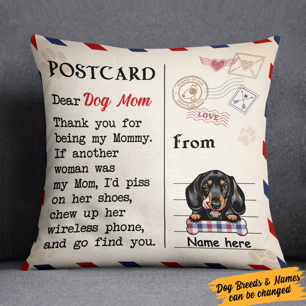 Love Letter To Dog Mom Pillowcase - Gift For Dog Lover