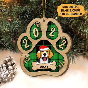 Dog Jingle Paw, Custom Gift for Dog Lovers- Personalized Acrylic Ornament