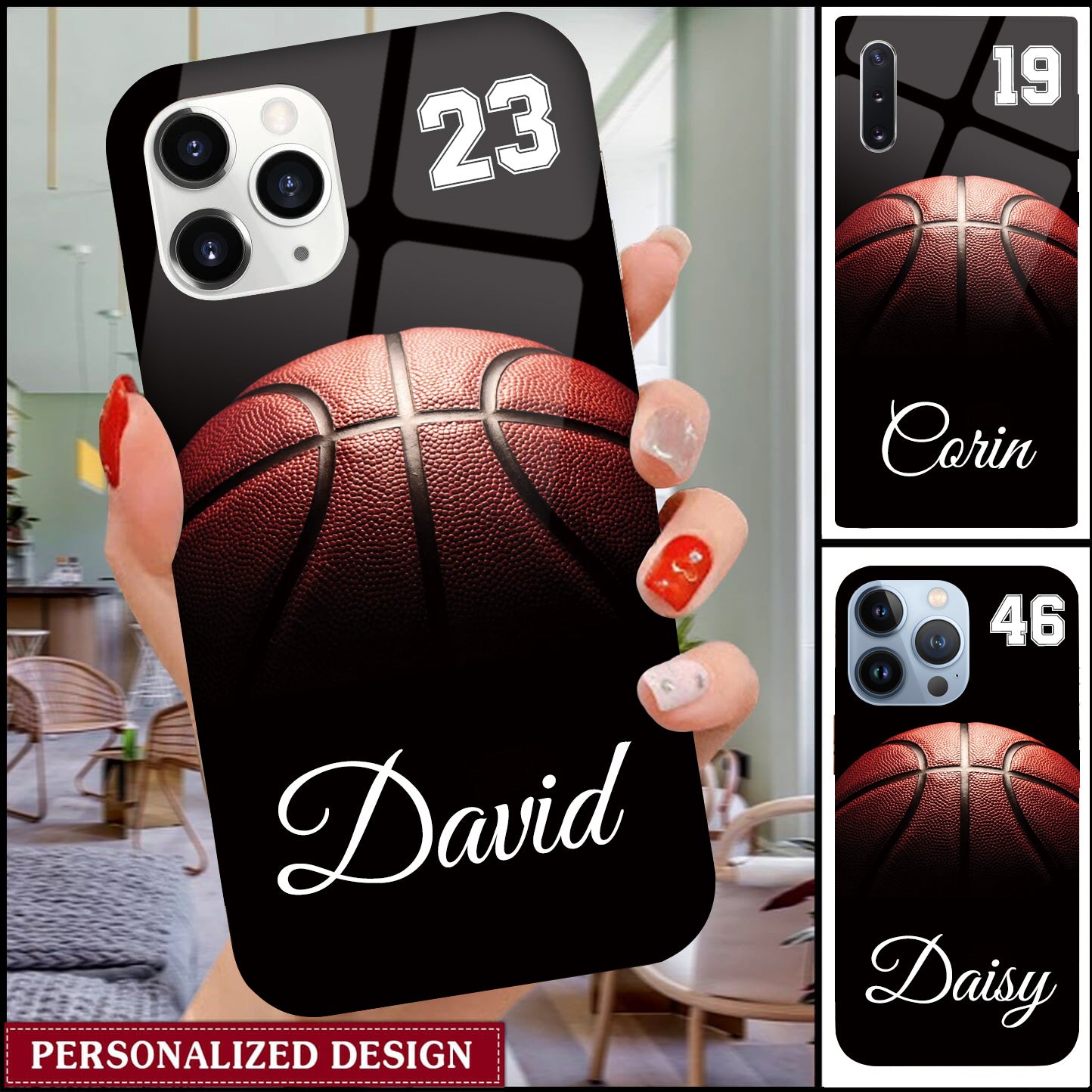 Personalized Basketball Phone Case - Best Gift For Basketball Lover