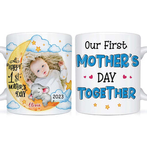 First Mother's Day Elephant Photo Mug