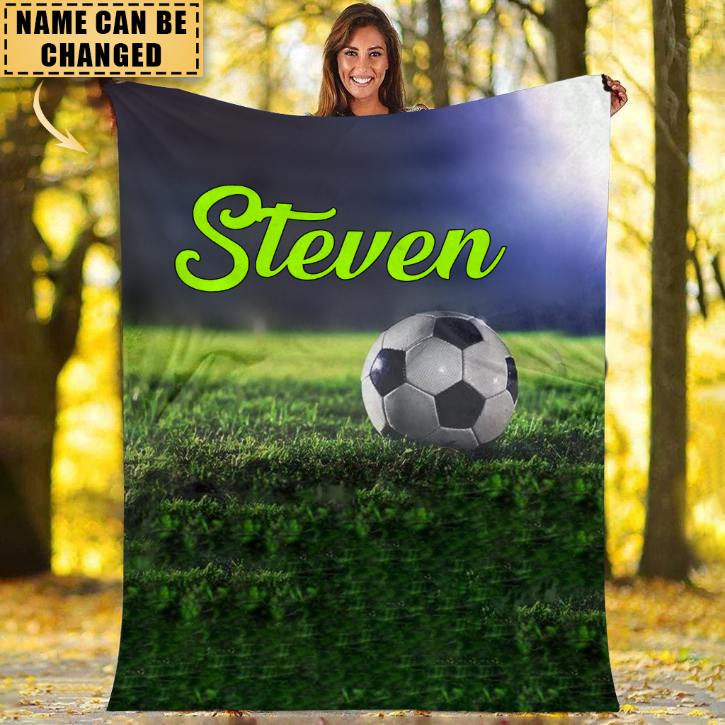 Soccer Personalized Blankets - Gift For Soccer Player