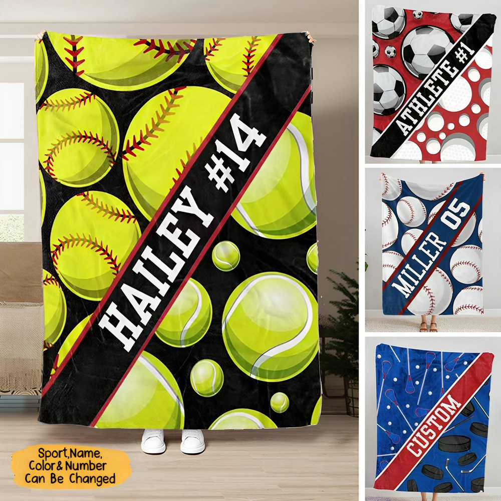 Personalized Sports Blanket